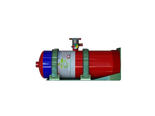 Compact cylinder assembly - QTA 16/20-LH on White Background